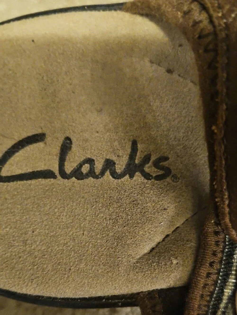 Clarks Brown Leather Strap Sandals for Women - Picture 2 of 5